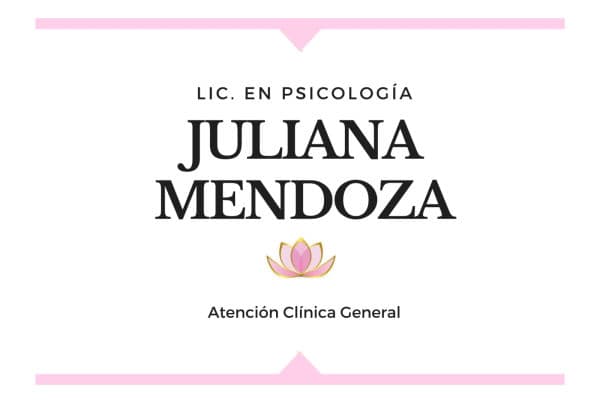 Foto de Lic. Juliana Mendoza Psicóloga